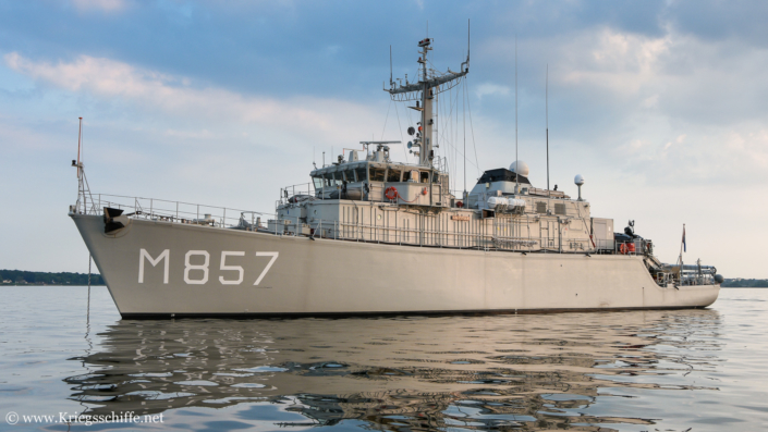 Juni 2017, M 857 ‚Makkum‘ in Kiel