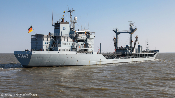 April 2010, A 1442 ‚Spessart‘ in Wilhelmshaven